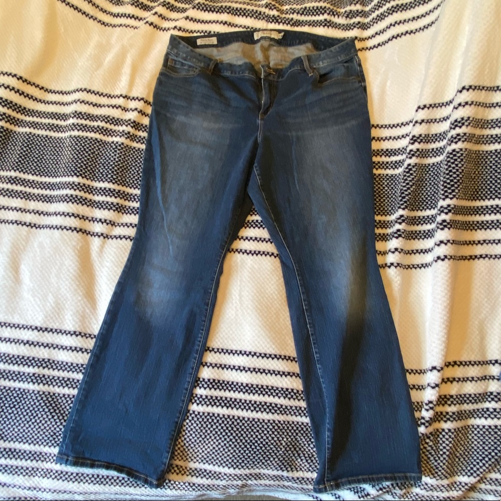 Torrid Dark Blue Boot Cut Jeans